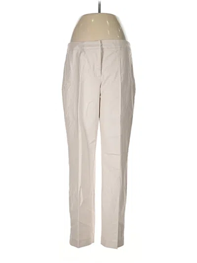 Pre-owned Nic + Zoe Casual Pants In Ivory