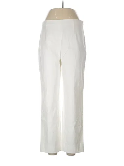 Pre-owned Nic + Zoe Casual Pants In Ivory