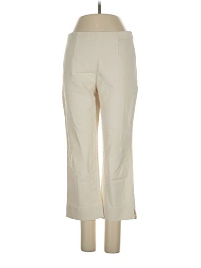 Pre-owned Nic + Zoe Casual Pants In Ivory