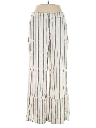 Pre-owned Nic + Zoe Casual Pants In Ivory