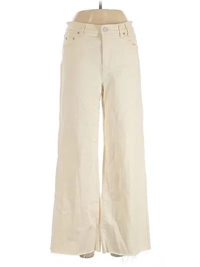 Pre-owned Nic + Zoe Casual Pants In Ivory