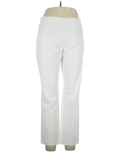 Pre-owned Nic + Zoe Casual Pants In Ivory