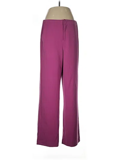 Pre-owned Nic + Zoe Casual Pants In Purple