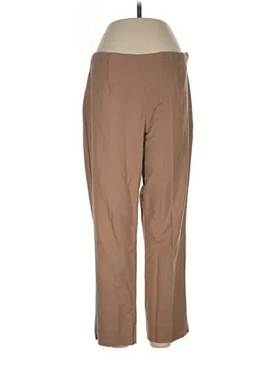 Pre-owned Nic + Zoe Casual Pants In Tan