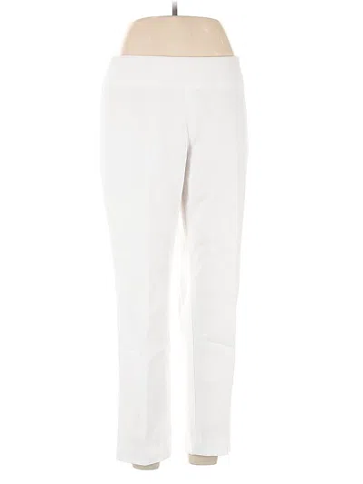 Pre-owned Nic + Zoe Casual Pants In White
