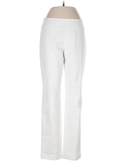 Pre-owned Nic + Zoe Casual Pants In White