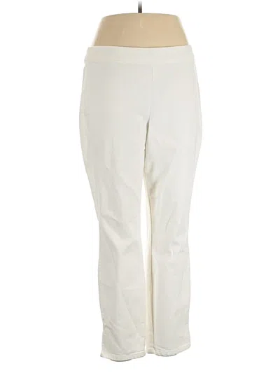 Pre-owned Nic + Zoe Casual Pants In White