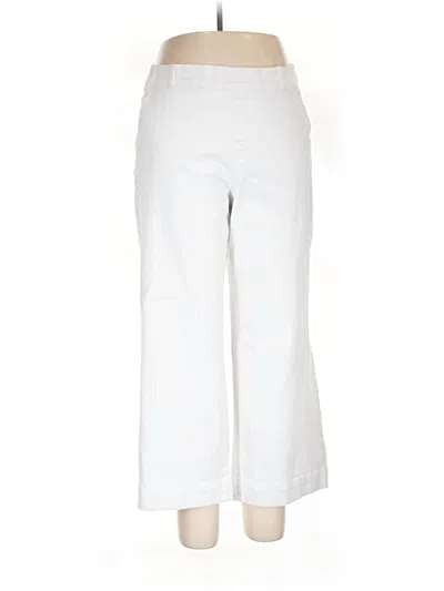 Pre-owned Nic + Zoe Casual Pants In White
