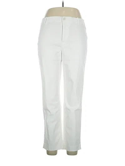 Pre-owned Nic + Zoe Casual Pants In White