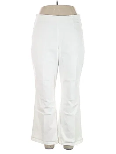 Pre-owned Nic + Zoe Casual Pants In White