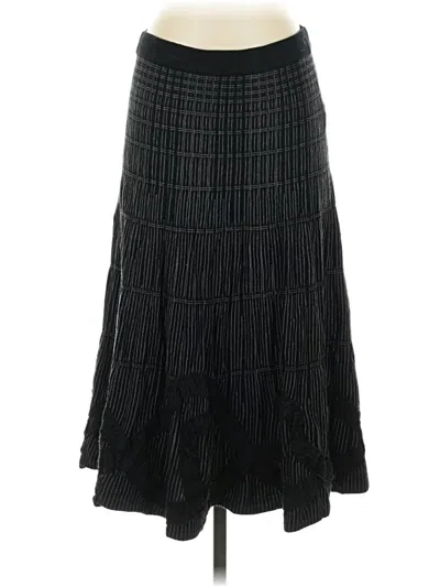 Pre-owned Nic + Zoe Casual Skirt In Black