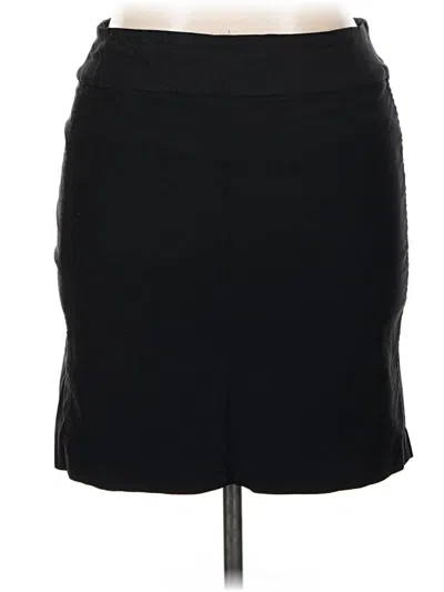 Pre-owned Nic + Zoe Casual Skirt In Black