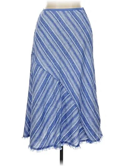 Pre-owned Nic + Zoe Casual Skirt In Blue
