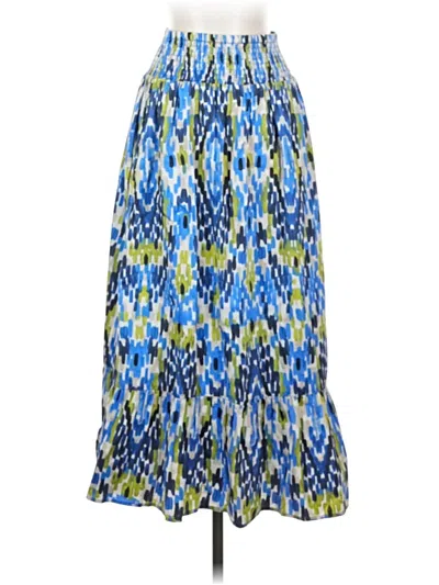 Pre-owned Nic + Zoe Casual Skirt In Blue