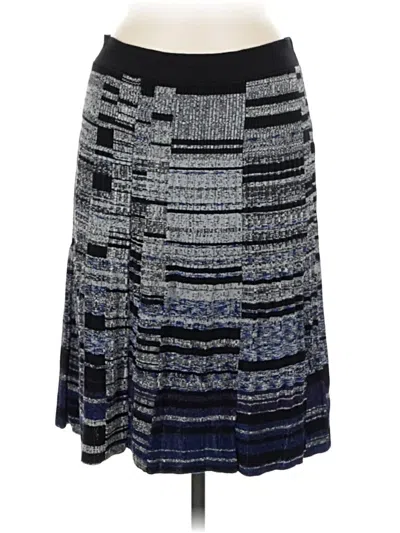 Pre-owned Nic + Zoe Casual Skirt In Blue