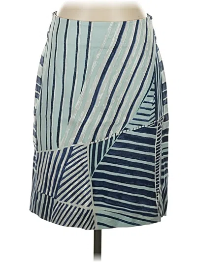 Pre-owned Nic + Zoe Casual Skirt In Blue