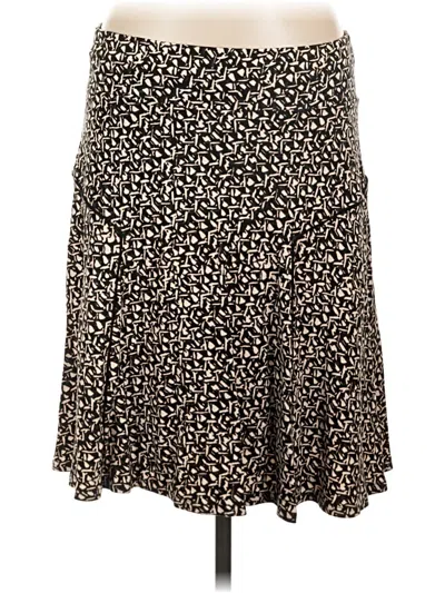 Pre-owned Nic + Zoe Casual Skirt In Brown