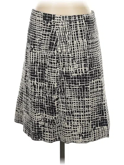 Pre-owned Nic + Zoe Casual Skirt In Gray