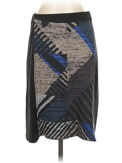 Pre-owned Nic + Zoe Casual Skirt In Gray