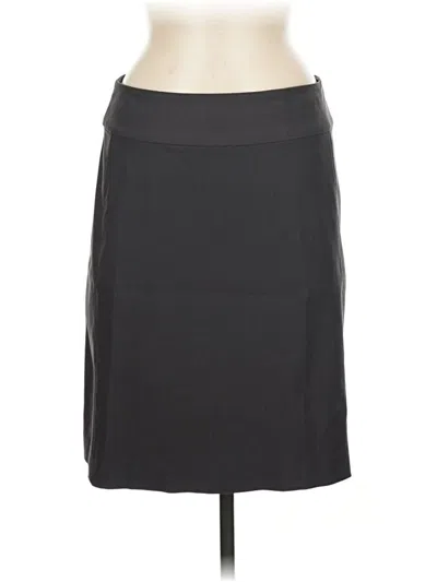 Pre-owned Nic + Zoe Casual Skirt In Gray