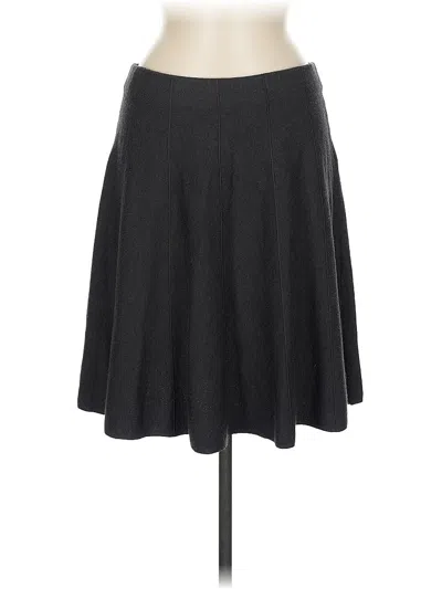 Pre-owned Nic + Zoe Casual Skirt In Gray