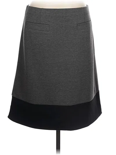 Pre-owned Nic + Zoe Casual Skirt In Gray