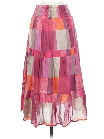 Pre-owned Nic + Zoe Casual Skirt In Pink