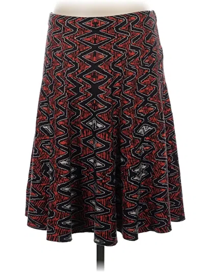 Pre-owned Nic + Zoe Casual Skirt In Red