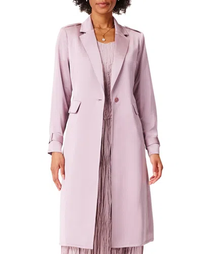 Nic + Zoe Nic+zoe Chic Eve Trench Coat In Brown