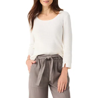 Nic + Zoe Nic+zoe Chill Out Waffle Stitch Sweater
