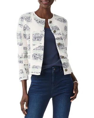NIC + ZOE NIC+ZOE CIRCLE SEQUENCE JACQUARD JACKET