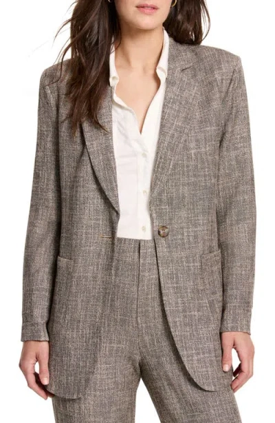 Nic + Zoe Nic+zoe City Tweed Blazer In Neutral Mix