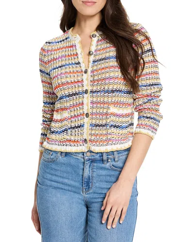 NIC + ZOE NIC+ZOE COASTAL CROCHET KNIT JACKET