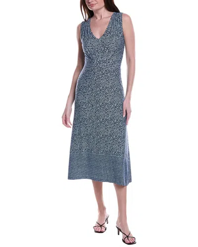 Nic + Zoe Nic+zoe Coastal Geo Ella Midi Dress In Blue