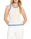Nic + Zoe Nic+zoe Coastline Knit Tank Top In Cream Multi