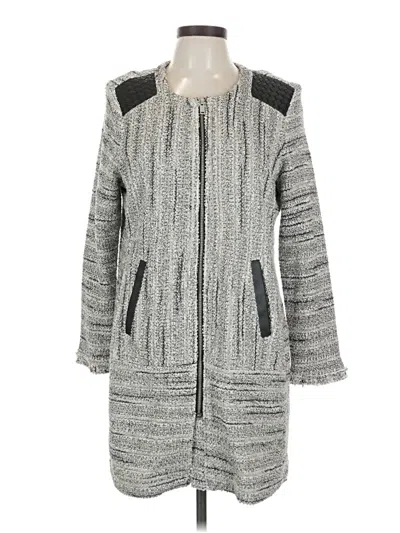 Pre-owned Nic + Zoe Coat In Gray