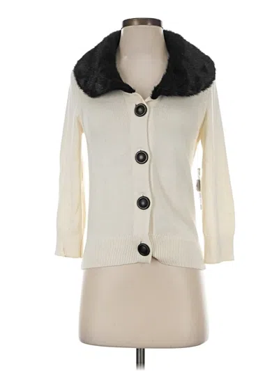Pre-owned Nic + Zoe Coat In Ivory