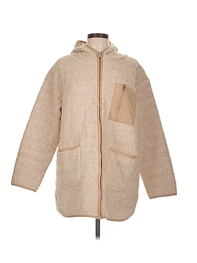 Pre-owned Nic + Zoe Coat In Tan