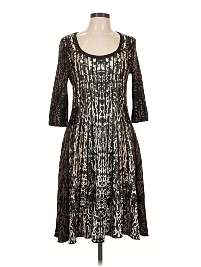 Pre-owned Nic + Zoe Cocktail Dress In Black