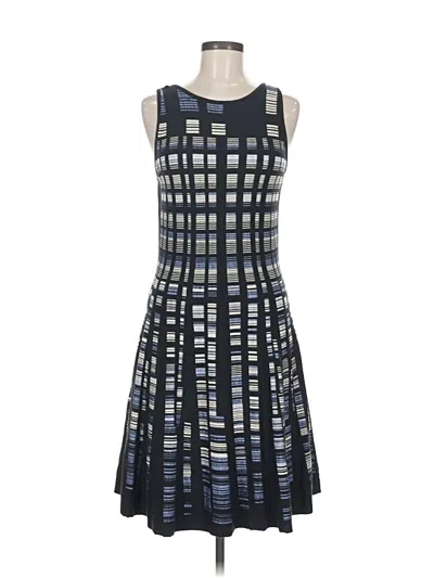 Pre-owned Nic + Zoe Cocktail Dress In Blue