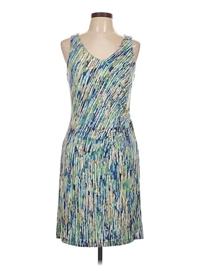 Pre-owned Nic + Zoe Cocktail Dress In Blue