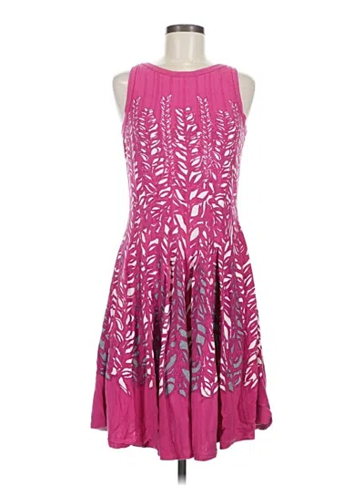 Pre-owned Nic + Zoe Cocktail Dress In Pink