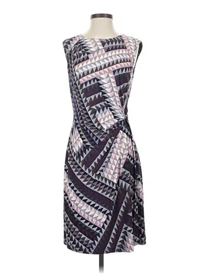 Pre-owned Nic + Zoe Cocktail Dress In Purple