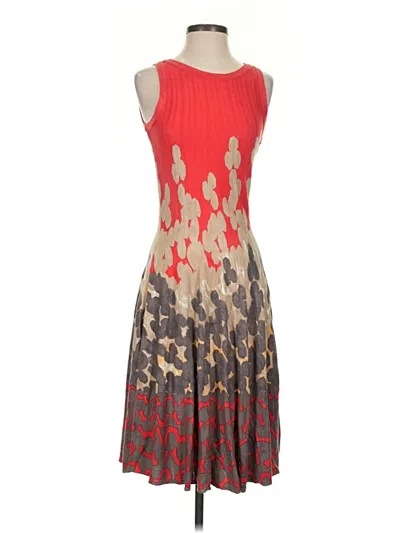 Pre-owned Nic + Zoe Cocktail Dress In Red