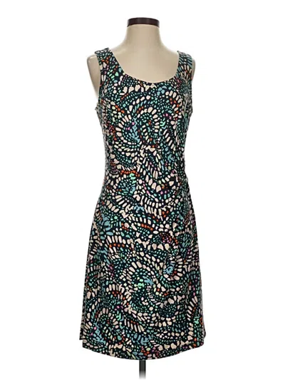Pre-owned Nic + Zoe Cocktail Dress In Teal
