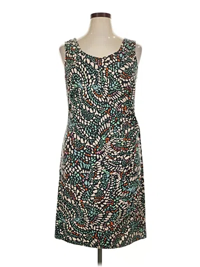 Pre-owned Nic + Zoe Cocktail Dress In Teal