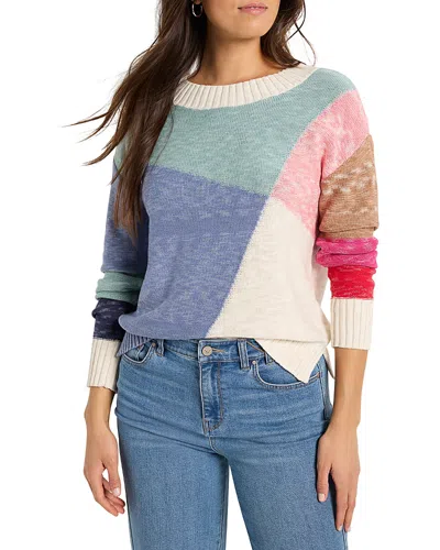 NIC + ZOE NIC+ZOE COLOR CROSSING SWEATER