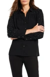 NIC + ZOE CONSTELLATION EMBELLISHED BUTTON-UP SHIRT