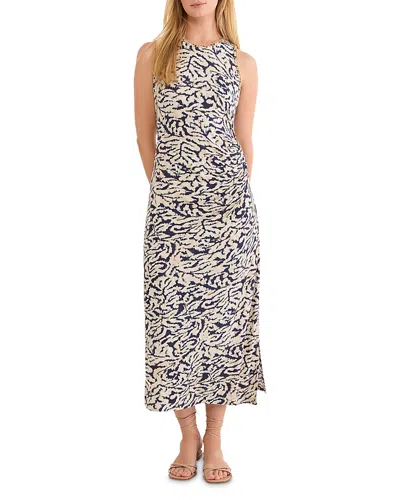 Nic + Zoe Nic+zoe Contrast Swirl Heather Dress In Multi