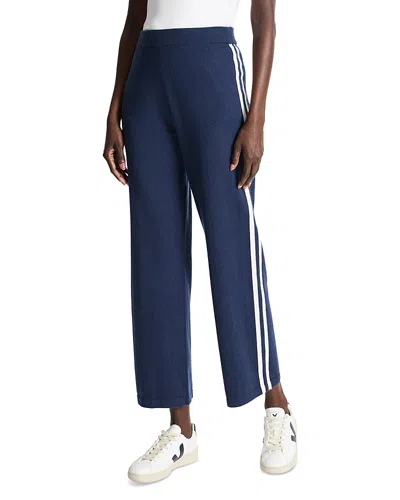 Nic + Zoe Nic+zoe Cool Down Wide Leg Track Pants In Ink